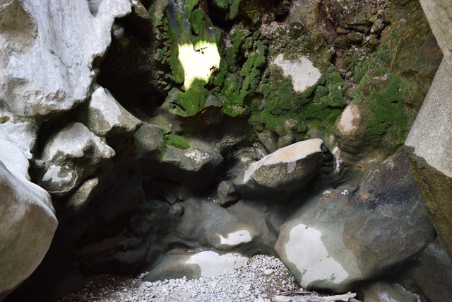 Suho korito Paklenice, snimljeno u jesen 2015. godine